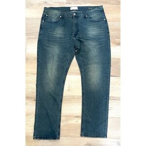 Smith & Mills Denim Jeans Womens 38 Dark Wash Straight Leg Stretch Mid Rise